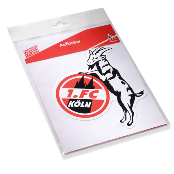 1. FC Köln - Aufkleber "Geißbock" 15 cm